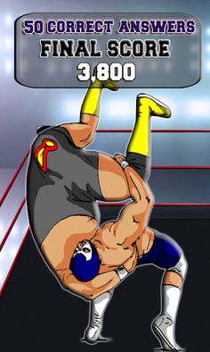 Wrestling Body Slams Pro Quiz - Screenshot 4