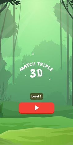 Match Triple 3D - Animals - Screenshot 1