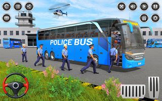 US Police Bus Simulator Game - Screenshot 1