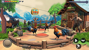 Rooster Fighting Kung Fu Games - Screenshot 2