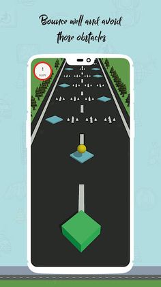 Bouncy Road - bounce for fun - Screenshot 3