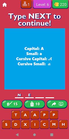 Basic Alphabet Learning Game - Screenshot 1