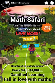 Math Safari : IITians Inspired - Screenshot 1