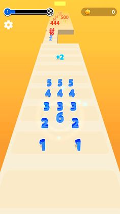 Numbers. Run & Merge Master 3D - Screenshot 1