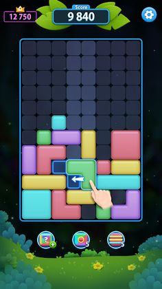 Sliding Games: Falling Bricks - Screenshot 2