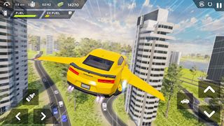 Real Sports Flying Car 3d - Screenshot 2
