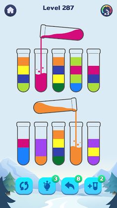 Water Sort - Color Puzzle - Screenshot 1