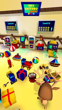 Antelope Toy Factory Run Game - Screenshot 4