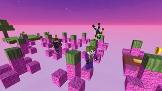 3d Blocky Parkour: Craft Race - Screenshot 2