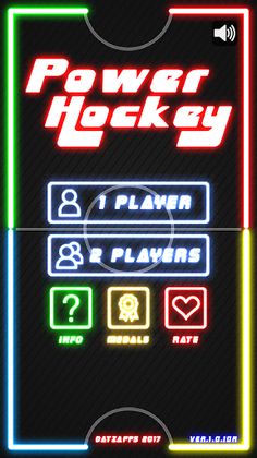 Power Hockey 1-2 Players - Screenshot 1