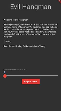 Evil Hangman - Screenshot 1