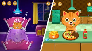 Virtual cat pet care life - Screenshot 1