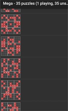 Mega Sudoku - Screenshot 1