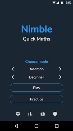 Nimble - Quick Maths - Screenshot 1