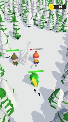 Snow battle 3D - Screenshot 1
