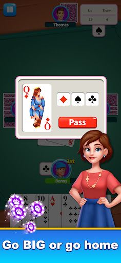 King of Belote Card Game - Screenshot 2