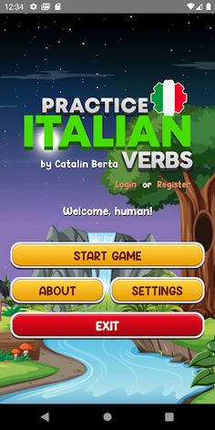 Learn Italian Verbs Game - Screenshot 2