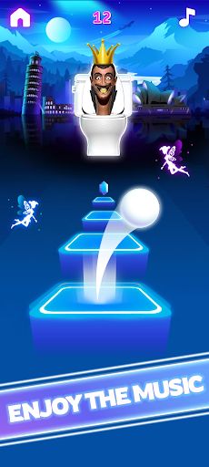 Skibidi Toilet Dop Tiles Hop - Screenshot 1