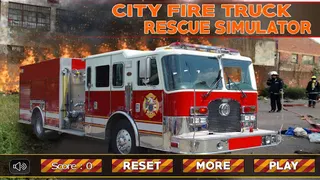 Fire Truck Rescue Simulator - Screenshot 1