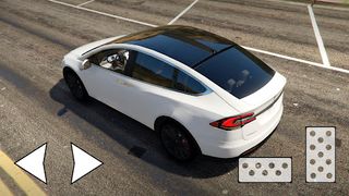 Electric Tesla X Speed Race - Screenshot 2