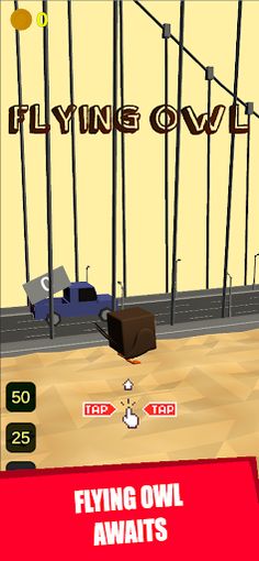 Flying Owl 3D - Screenshot 1