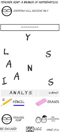 The Exams - Word Disorder - Screenshot 2