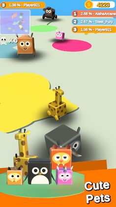 Papere.io : Build a queen area - Screenshot 2