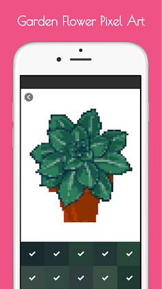 Garden Flower Pixel Coloring - Screenshot 4