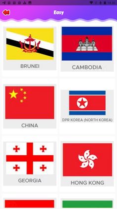 coloring flag asian countries - Screenshot 3