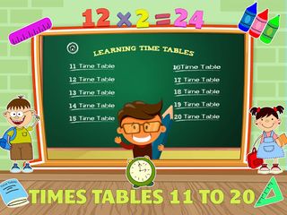 Times Table 11 to 20 Game Kids - Screenshot 2