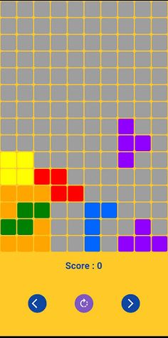 Tetris - Cubes Game - Screenshot 1