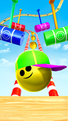 3D Sky Rolling Going Ball Game - Screenshot 3