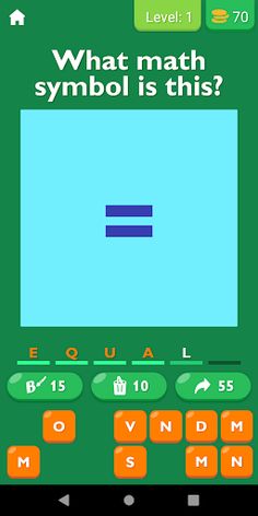 Math Symbols Game - Screenshot 1