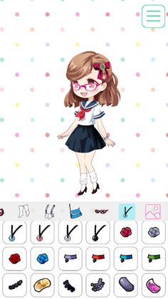 My chibi girl - Dress up game - Screenshot 4