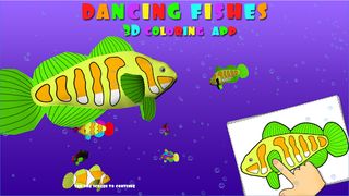 3D Coloring App Dancing Fishes - Screenshot 3