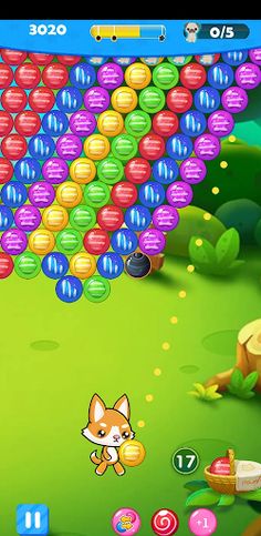 fox bubble shooter - Screenshot 1