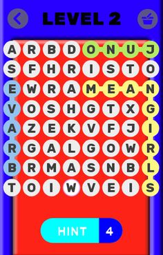 Comedy Films Word Search - Screenshot 2