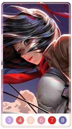 Attack on Titan Coloring Game - Screenshot 4