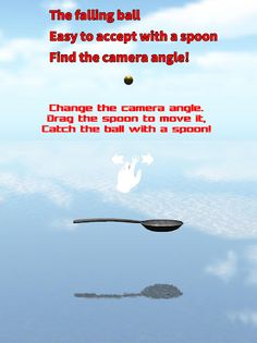 Catch the ball with a spoon! - Screenshot 1