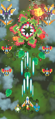 Sky Wings: Pixel Fighter 3D - Screenshot 1