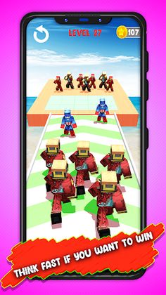 Hero Craft Runner Merge Master - Screenshot 4