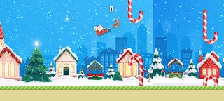 Flying Santa Claus - Screenshot 1