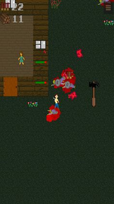 Man vs Zombies: pixel shooter - Screenshot 2