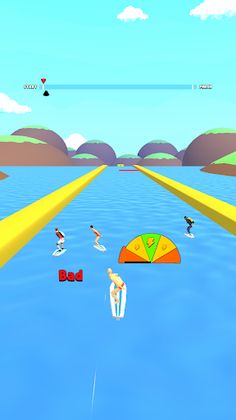 Foil Pump Race - Screenshot 2