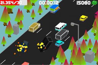 Blocky highway racing - Screenshot 2