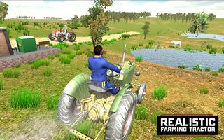 Village Tractor Driving Sim 3D - Screenshot 2