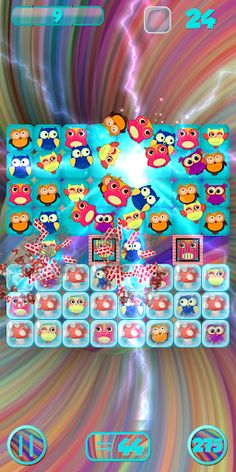 Crazy Owls Puzzle - Screenshot 2