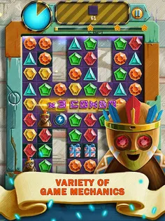 Doodle Jewels Match 3 - Screenshot 2