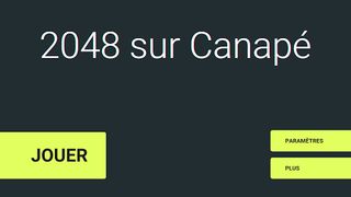 2048 sur canapé - Screenshot 1