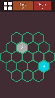 2048 honeycomb - Screenshot 1